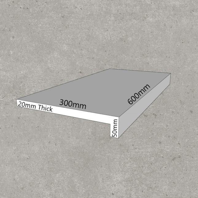 City Grey Dropdown 20mm (SOLD PER PIECE)