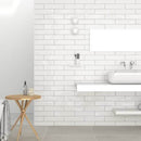 Edge White Ripple Matt Wall