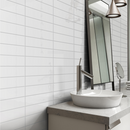 Aquarella White Gloss Wall 75x300mm