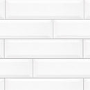White Wall Gloss Bevel 75x300mm