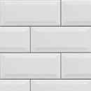 White Wall Gloss Bevel 100x200mm