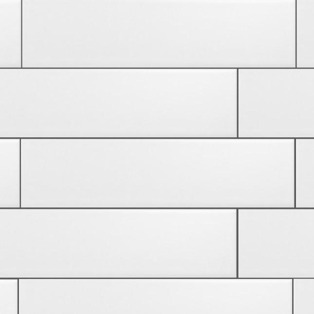 Aquarella White Matt Wall 75x300mm